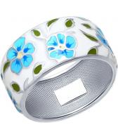 Серебряное кольцо SOKOLOV 94012129_s с эмалью