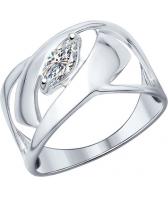 Серебряное кольцо SOKOLOV 94012135_s с фианитом