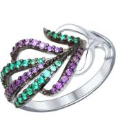 Серебряное кольцо SOKOLOV 94012141_s с фианитами