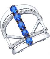 Серебряное кольцо SOKOLOV 94012144_s с фианитами