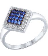 Серебряное кольцо SOKOLOV 94012187_s с фианитами