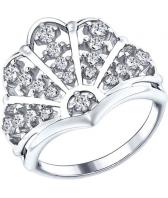 Серебряное кольцо SOKOLOV 94012210_s с фианитом