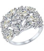 Серебряное кольцо SOKOLOV 94012236_s с фианитами