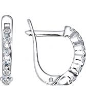 Серебряные серьги SOKOLOV 94020069_s с фианитами