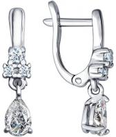 Серебряные серьги SOKOLOV 94021493_s с фианитами