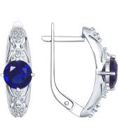 Серебряные серьги SOKOLOV 94022393_s с фианитами