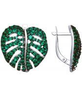 Серебряные серьги SOKOLOV 94022585_s с фианитами