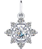 Серебряный кулон SOKOLOV 94031865_s c фианитом