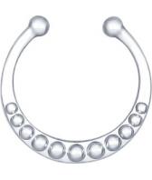Серебряная серьга для пирсинга SOKOLOV 94060076_s