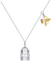 Серебряное колье цепь с подвесками SOKOLOV 94070093_s