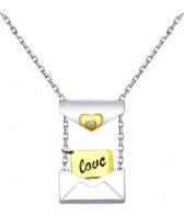 Серебряное колье цепь с подвесками SOKOLOV 94070111_s с фианитом