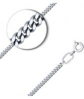 Серебряная цепочка на шею SOKOLOV 968020602_s с панцирным плетением