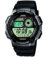 Мужские японские наручные часы Casio AE-1000W-1B с хронографом