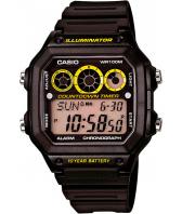 Мужские японские наручные часы Casio AE-1300WH-1A