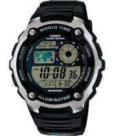 Мужские японские наручные часы Casio AE-2100W-1A с хронографом