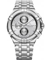 Мужские швейцарские наручные часы Maurice Lacroix AI1018-SS002-130-1 с хронографом