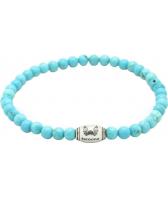 Мужской браслет из бусин Mr.Jones B006003 с бирюзой