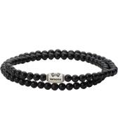 Мужской браслет из бусин Mr.Jones B006022 с агатом