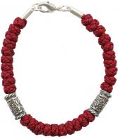 Браслет текстильный SWANKY BCH1LSS300-BORDOVYJ-sw