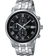 Мужские японские наручные часы Casio BEM-511D-1A с хронографом