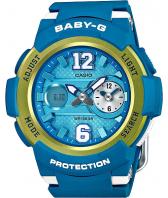 Женские японские наручные часы Casio BGA-210-2B с хронографом