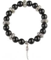 Мужской браслет из бусин Mr.Jones BNS005 с агатами