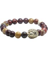 Мужской браслет из бусин Mr.Jones BNS149 с агатами