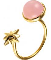 Серебряное кольцо Element47 by JV C5165R с кварцем