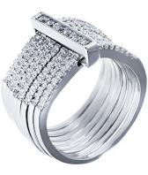 Серебряное кольцо Element47 by JV CAR1572 с цирконием
