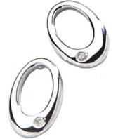 Серебряные серьги Hot Diamonds DE033 с бриллиантами