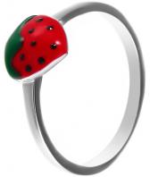 Детское серебряное кольцо Element47 by JV DJ007-RING с эмалью