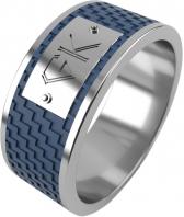 Серебряное кольцо Graf Кольцов DZH-2/S