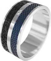 Серебряное кольцо Graf Кольцов DZH-6-2F/S с фианитами