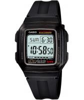 Мужские японские наручные часы Casio F-201WA-1A с хронографом