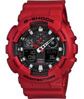 Мужские японские наручные часы Casio G-SHOCK GA-100B-4A с хронографом