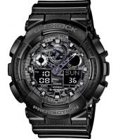 Мужские японские наручные часы Casio G-SHOCK GA-100CF-1A с хронографом