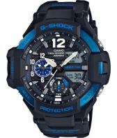 Мужские японские наручные часы Casio G-SHOCK GA-1100-2B с хронографом