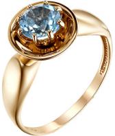 Золотое кольцо Ювелирные Традиции K120-4211T с топазом