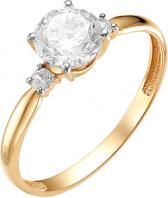 Золотое кольцо Ювелирные Традиции K132-2505 с фианитами