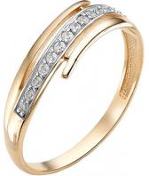 Золотое кольцо Ювелирные Традиции K132-2738 с фианитами