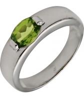 Серебряное кольцо Ювелирные Традиции K620-071Hr с хризолитом