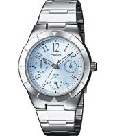 Женские японские наручные часы Casio LTP-2069D-2A2
