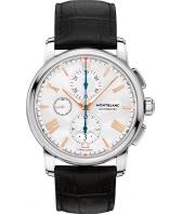 Мужские швейцарские механические наручные часы Montblanc MB114855 с хронографом