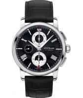 Мужские швейцарские механические наручные часы Montblanc MB115123 с хронографом