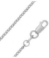 Серебряная цепочка на шею Национальное Достояние NC-22-061-3-0-40 с панцирным плетением