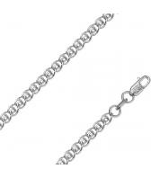 Серебряная цепочка на шею Национальное Достояние NC-22-087-3-0-50 с плетением Love