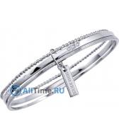 Стальной тройной браслет Nina Ricci NR-70152971108063E с цирконием