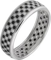 Серебряное кольцо Национальное Достояние S1-394-3-nd с фианитами