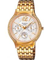 Женские японские наручные часы Casio SHE-3030GD-7A