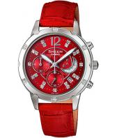 Женские японские наручные часы Casio SHE-5017L-4A с хронографом